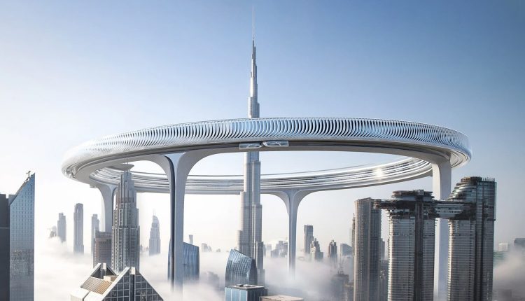 Giant Ring Around Burj Khalifa: A Futuristic Vision by Znera Space