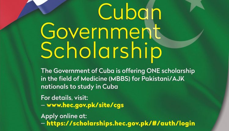 Cuban Government Scholarship 2023