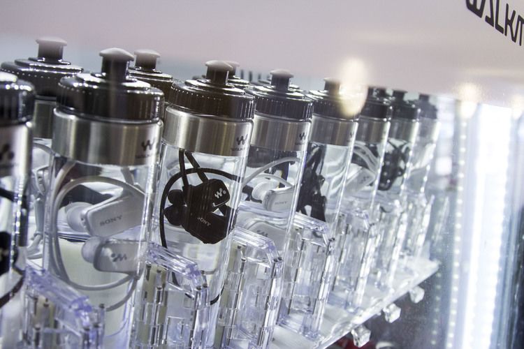 Sony's Unique Marketing: Waterproof Walkman Inside Water Bottles