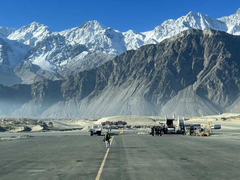 Skardu Welcomes Its First Dubai Flight on Independence Day