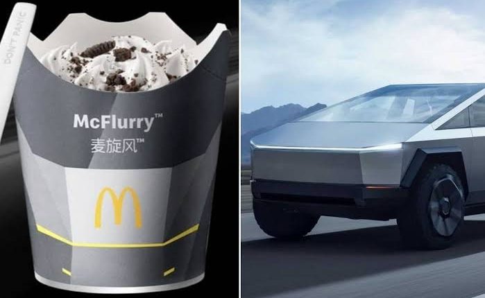 McDonald’s and Tesla's Cybertruck McFlurry Spoon: A Unique Collaboration in China