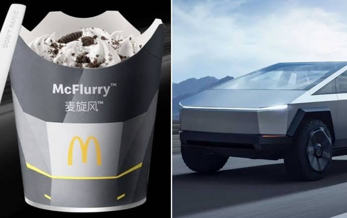 McDonald’s and Tesla's Cybertruck McFlurry Spoon: A Unique Collaboration in China
