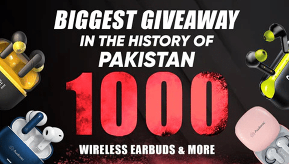 Participate in Pakistan's Largest Giveaway: Win 1000 Earbuds, 100 Portable Speakers, & a Luxurious Trip to Baku!