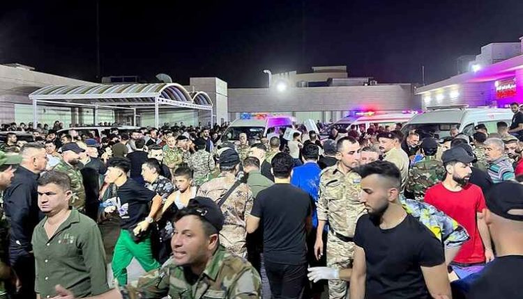 Iraq Wedding Party Fire Claims Over 100 Lives in Tragic Incident