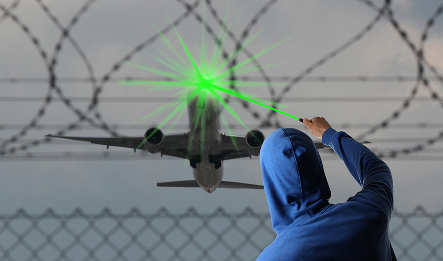 Laser Pointer Threats Surge near Karachi Airport