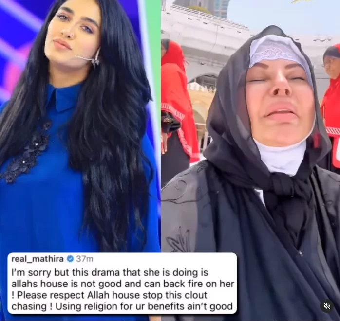 Pakistani Celebrities React to Rakhi Sawant's Umrah Trip