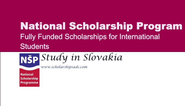 Slovakia NSP Scholarship application procedure